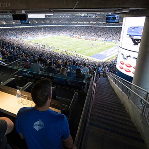 Detroit Lions Ford Field Club Seats | Elcho Table