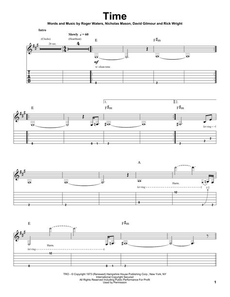 Time by Pink Floyd - Guitar Tab Play-Along - Guitar Instructor