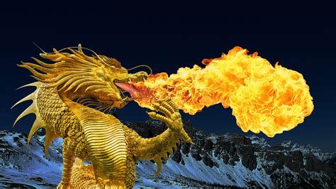 Realistic Fire Breathing Dragons