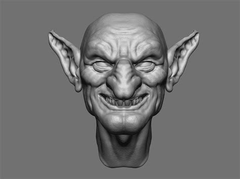 3D printable model Goblin Head | CGTrader