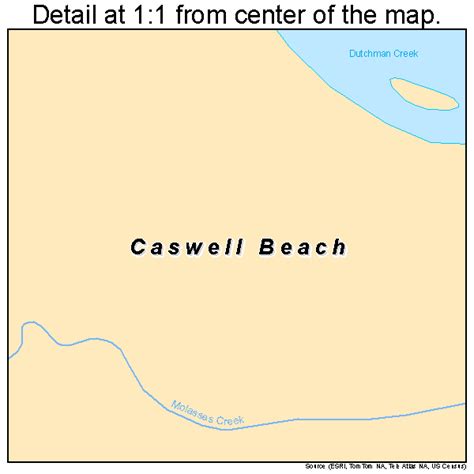 Caswell Beach North Carolina Street Map 3710960