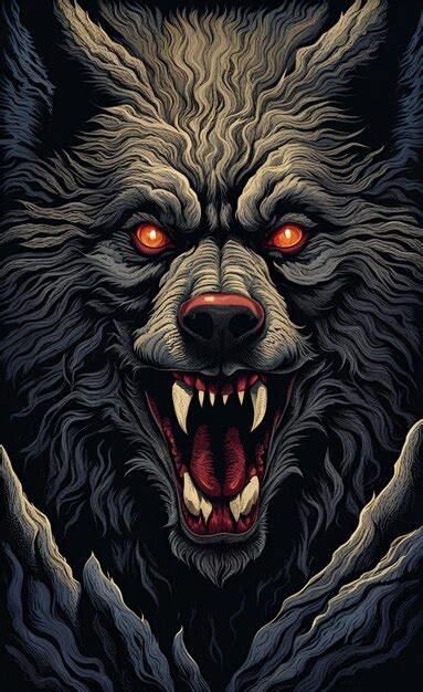 Premium Photo | Werewolf art