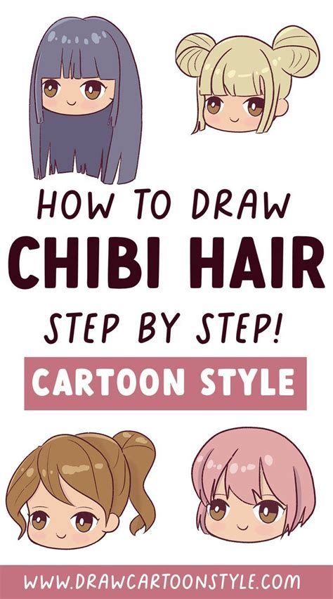 Chibi Hair Drawing Tutorial | Chibi hair, Chibi drawings, Chibi