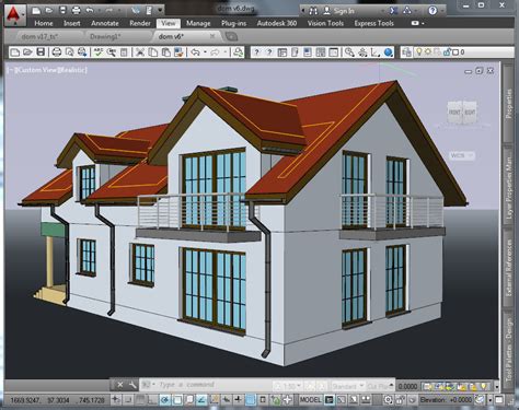 AutoCAD Architecture 3D building nr 002 in dwg format 3D model DWG