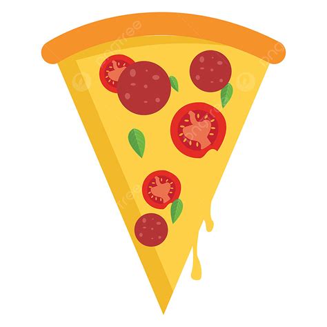 Pepperoni Pizza Slice Clipart Vector, Pizza Slice Illustration Vector ...