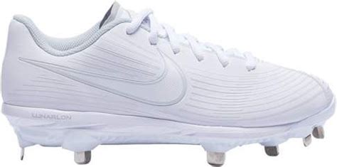 Nike Lunar Hyperdiamond 3 Pro Metal Cleats Shoes - White / White / Pure ...