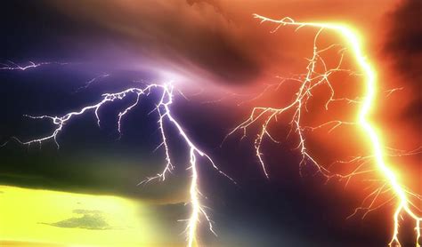 Rainbow Lightning Digital Art by Ally White - Fine Art America