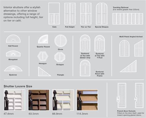 Window Shutters - Styles and Shapes