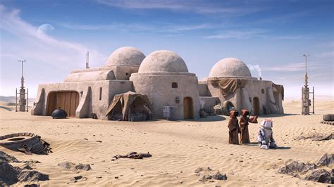 Wallpaper Star Wars, Tatooine, robot, desert 1920x1080 Full HD 2K ...