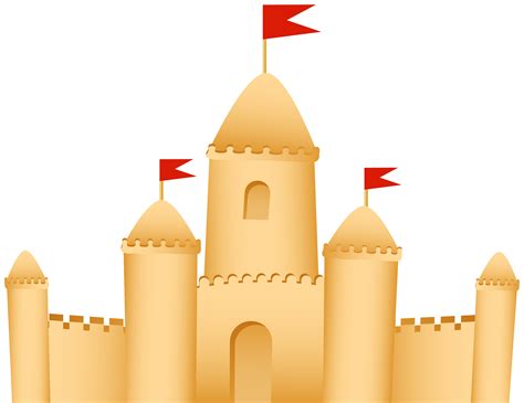 Sandcastle Clipart