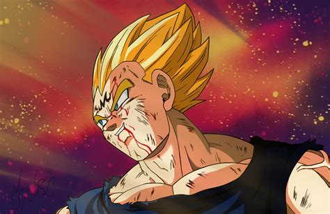 Majin Vegeta Sacrifice - 1258x820 Wallpaper - teahub.io