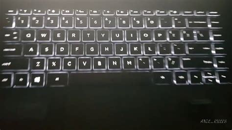 Hp pavilion x360 backlight keyboard - YouTube