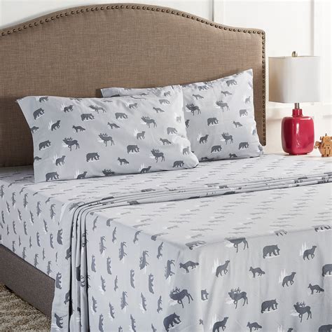 Mainstays Flannel Queen Sheet Set, 4 Piece - Walmart.com - Walmart.com