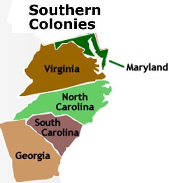 the southern colonies map - ThingLink Southern Colonies, Interactive ...