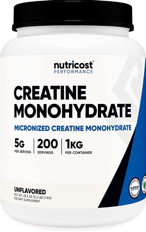 Nutricost Creatine Monohydrate Micronized Powder 1 Niger | Ubuy