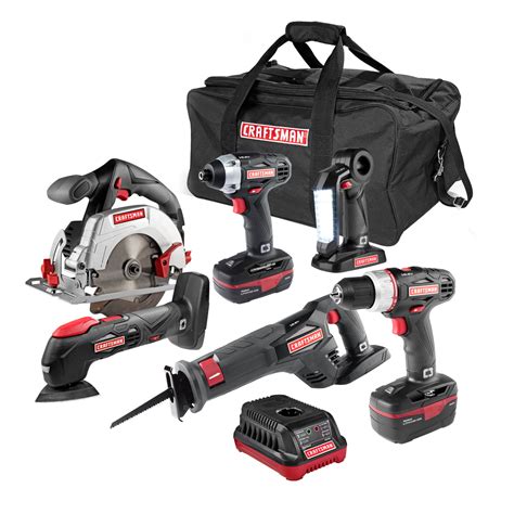 6 pc. 19.2V C3 Cordless Power Tool Kit with Lithium-Ion Technology