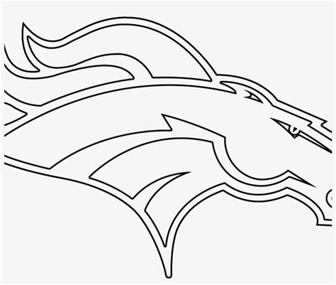 Download Transparent Denver Broncos Coloring Pages Denver Broncos Logo ...