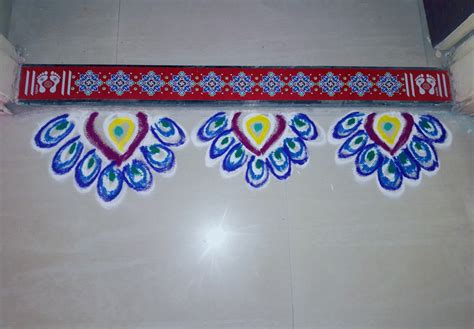 Simple and Easy Rangoli : Simple Rangoli Designs For Door