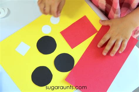 Fire Truck Craft Easy Shapes | The OT Toolbox