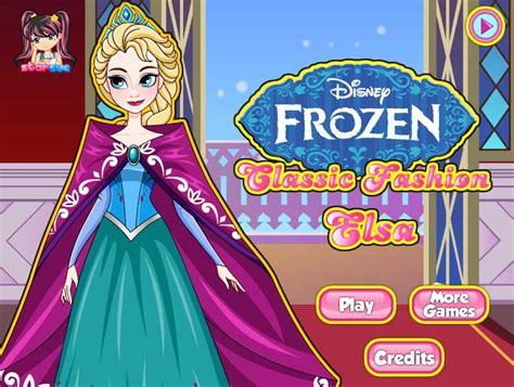 Disney Frozen Classic Fashion Elsa Dress Up Game Game - Fun Girls Games