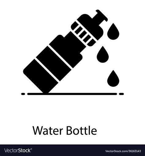 Water bottle Royalty Free Vector Image - VectorStock