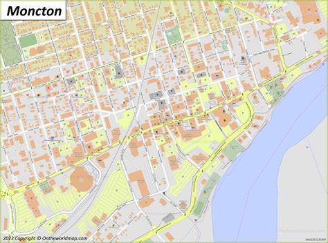 Moncton Map | New Brunswick, Canada | Detailed Maps of Moncton