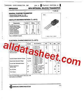 2222A TRANSISTOR DATASHEET PDF