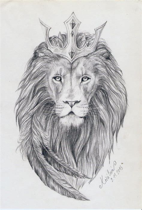 Crown Lion Sketch Art Wallpaper - Best Wallpaper HD | Lion sketch, Lion ...