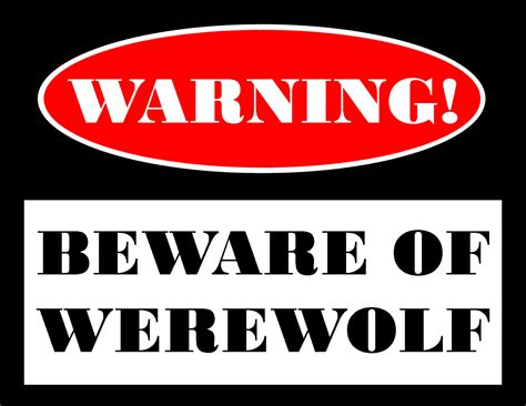 Amber's Craft a Week Blog: Beware of Werewolf Halloween Display