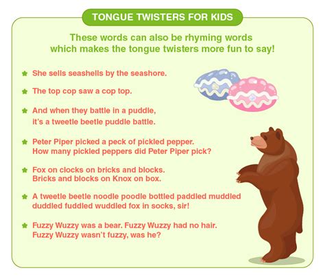 Tongue Twisters In English Ideas In Tongue Twisters In English ...