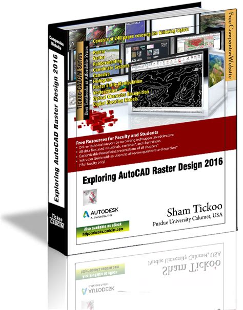 Exploring AutoCAD Raster Design 2016 Book By Prof. Sham Tickoo and ...