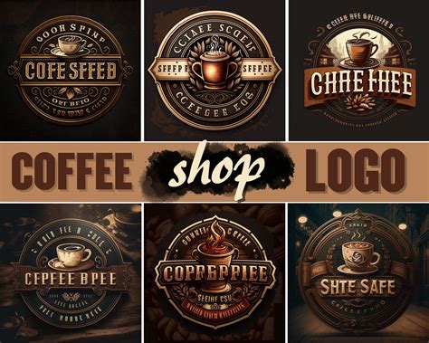 Coffee Shop Logo Design, Coffe Shop Sign, Coffee Logo, Cafe Logo Design ...