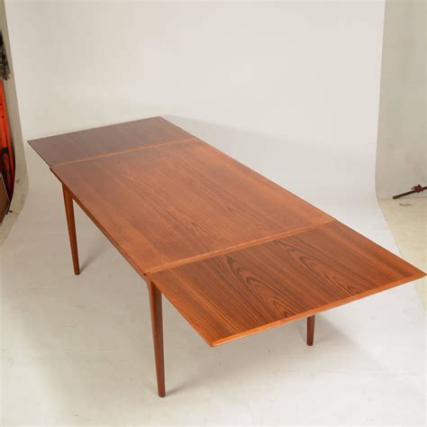 Large Danish Modern Teak Dining Table by L&F Mobler For Sale at 1stdibs