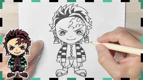 How to draw Tanjiro Kamado chibi | Demon Slayer - YouTube