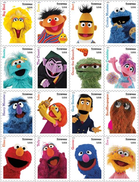 Sesame Street Stamps at USPS 2019 | POPSUGAR Family