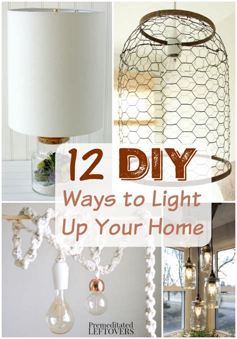 12 DIY Light Fixtures and Lamps Tutorials