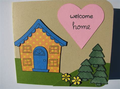 Puppy Kisses and Paper Dreams: Welcome Home Card (09/21/2012)