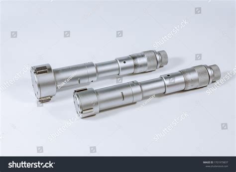 Set Calibration Micrometers Device Accurately Measuring Stock Photo ...