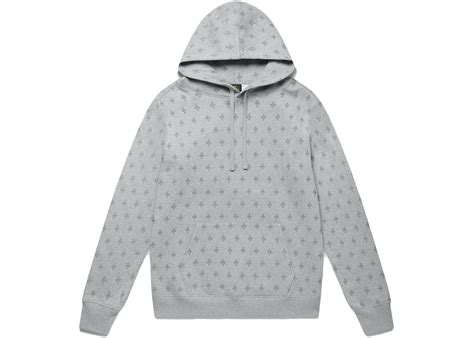 OVO Monogram Hoodie Heather Grey Men's - SS21 - US