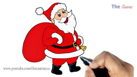 Santa Claus Drawing Easy | Free download on ClipArtMag