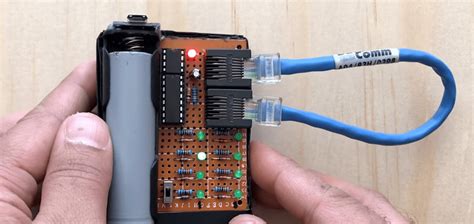 DIY Cable Tester Collection | Schematic Design | Cable Tester