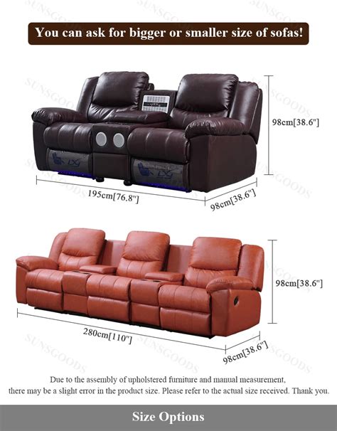 Custom Home Theater Cup Holder Sofa Set,Holder Home Theater Recliner ...