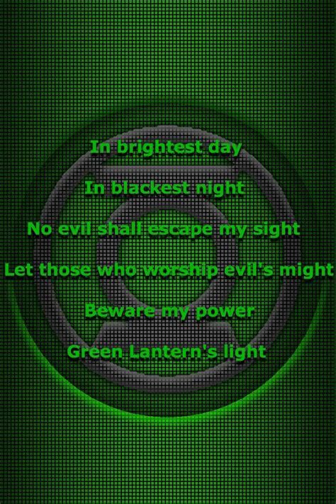 Green Lantern corps oath | Jack | Pinterest