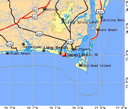 Caswell Beach, North Carolina (NC 28465) profile: population, maps ...