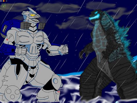 Godzilla vs Kiryu by IzrredMan on DeviantArt