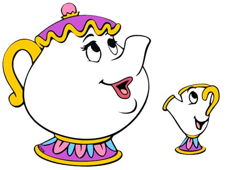 Mrs. Potts and Chip Clip Art 2 | Disney Clip Art Galore