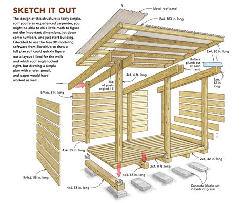 Build a Modular Modern Woodshed