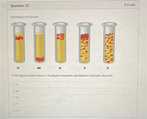 Solved In the figures shown where is Facultative Anaerobic | Chegg.com