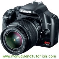 Canon EOS REBEL XSi download user guide in PDF