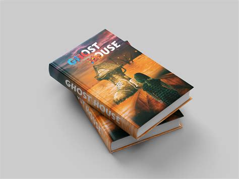 ghost house book cover design on Behance